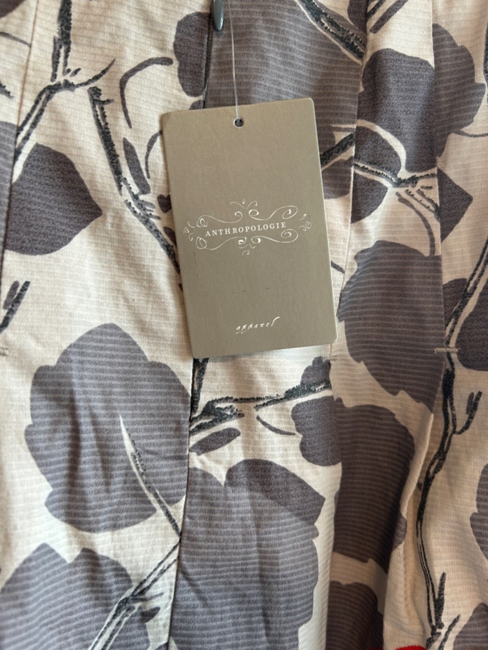 NWT Anthropologie Floreat Embroidered Floral Skirt Sequin Appliqué Boho Size 4 - Picture 3 of 10